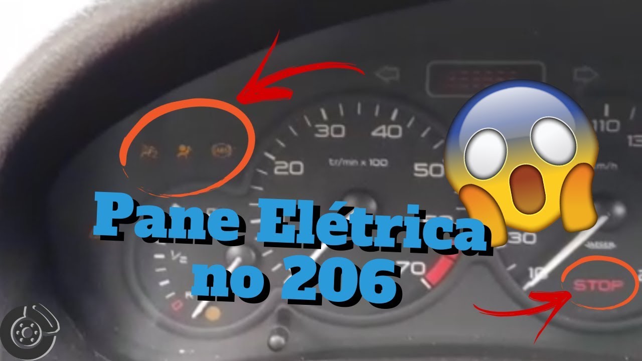 Pane Elétrica com Painel Piscando no Peugeot 206 😱