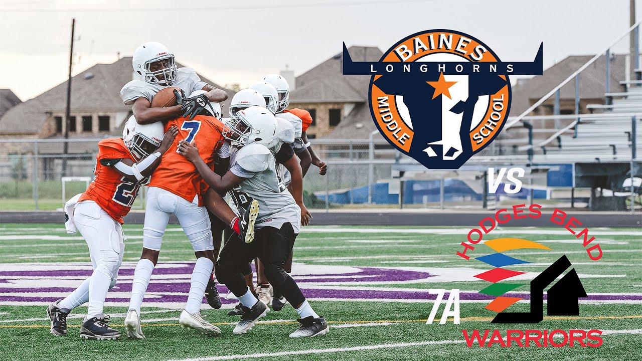 Baines-vs-Hodges Bend | 7A Texas Middle School is just DIFFERENT!!
