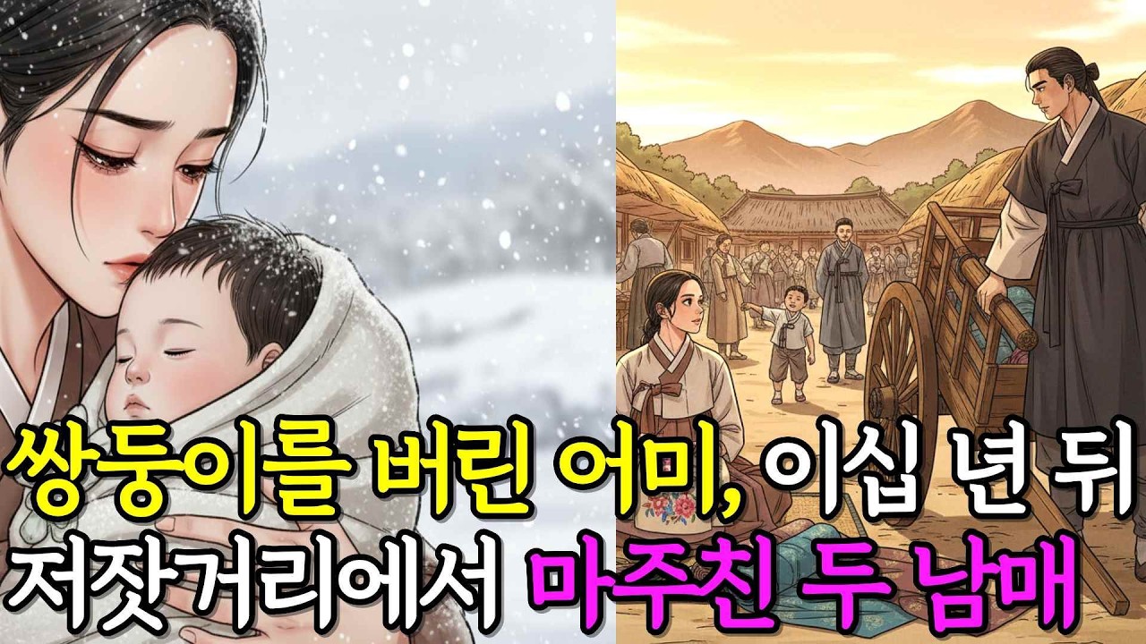 쌍둥이를 버린 어미, 이십 년 뒤 저잣거리에서 마주친 두 남매의 이야기ㅣ야담ㅣ옛날이야기