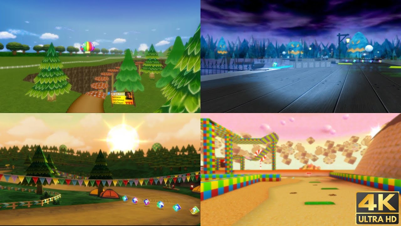 Wiimms Mario Kart Fun Wii 2022-11 gameplay - (All Custom Tracks) (Part 10)(4K)