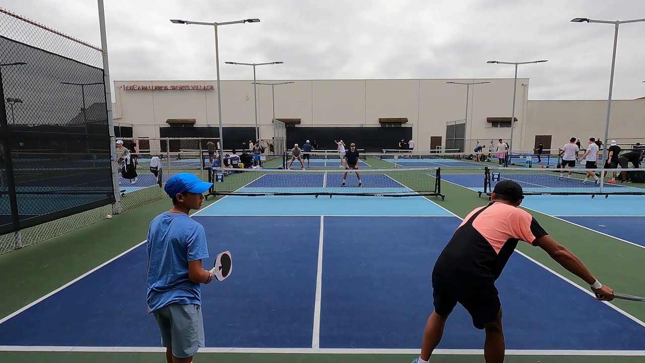 2024 LA Open Men's 5.0 Main Draw 4th Round Tama Yuta Kelly Cobe w/ 81 touch rally!