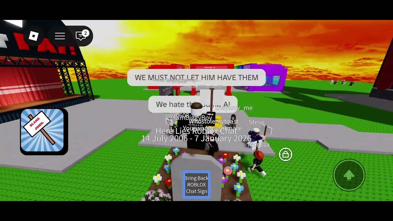 Protesting the roblox ID verification update