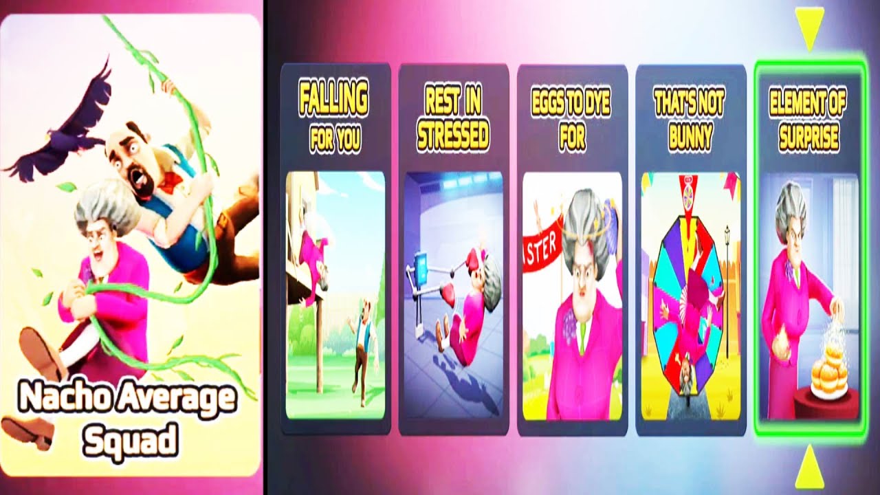 Scary Teacher 3D 5.21 - Chapter Nacho Average Squad All Levels New Control Chapter Tani