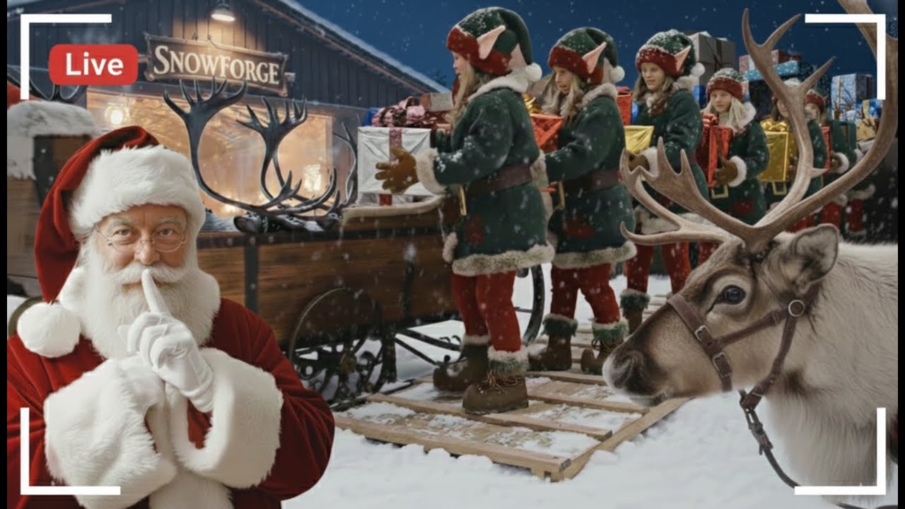 🎅🏼 Watch Santa and Elfs Live PREPARING for Christmas 2025🎄Gifts