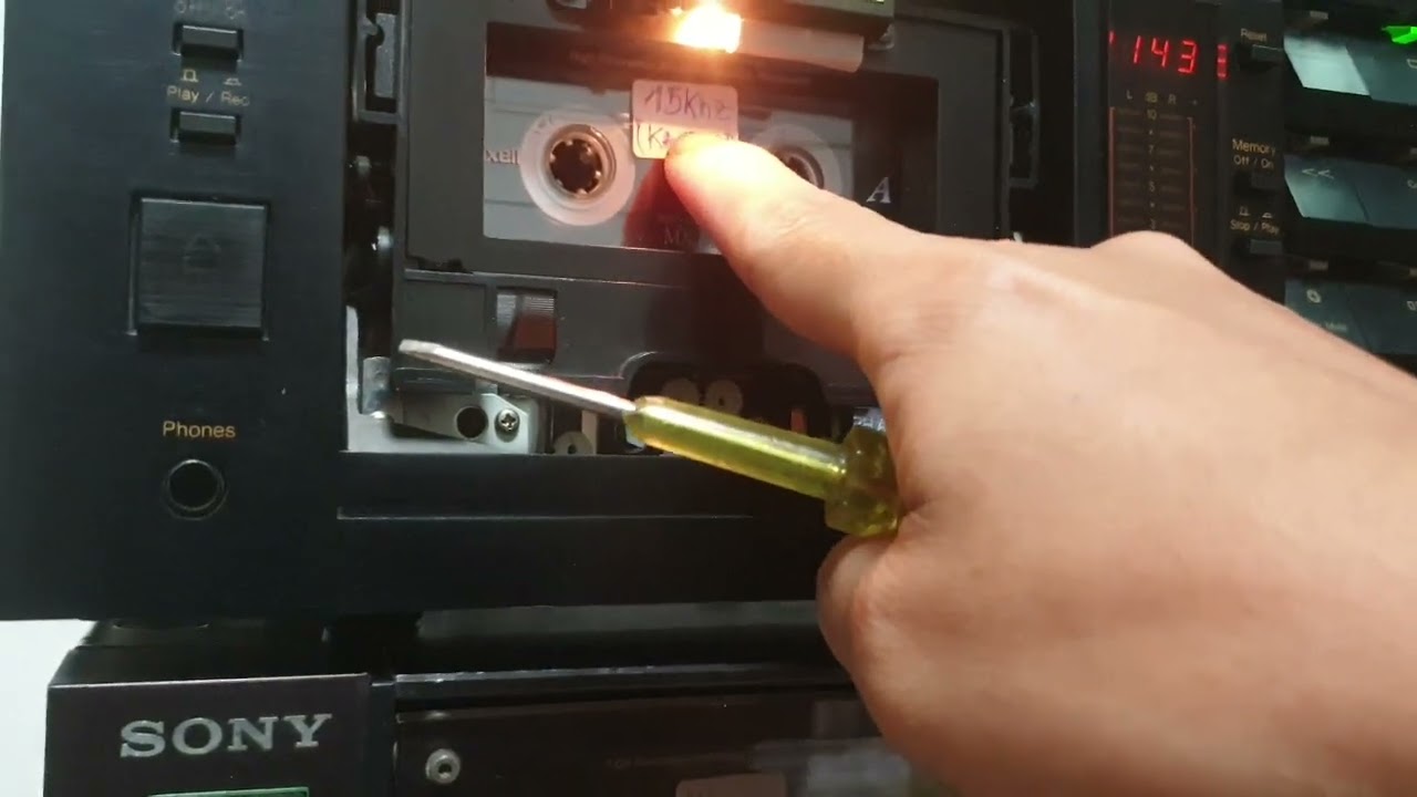 Hướng dẫn căn chỉnh bộ cơ máy Cassette Nakamichi 3head