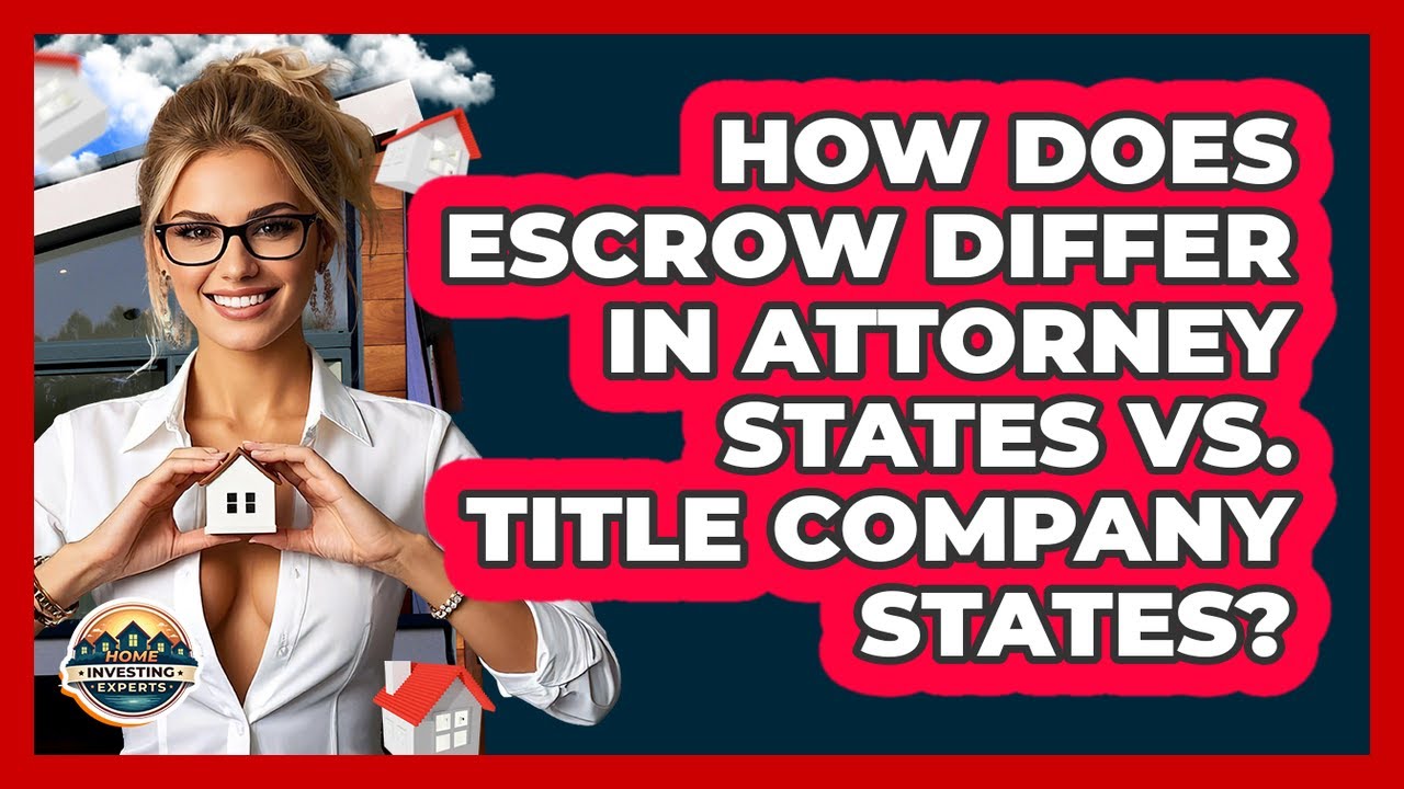 How Does Escrow Differ In Attorney States Vs. Title Company States? - Home Investing Experts