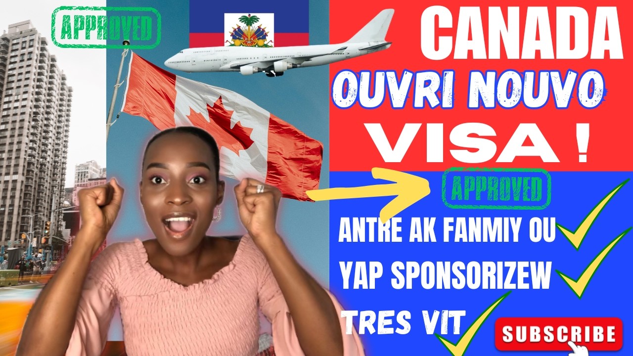 Bon Nouvel✈️Kouri Canada 🇨🇦ap Sponsorizew✈️Fason ou ka Migre Canada (2026)Tout Etap E dokiman vit😳