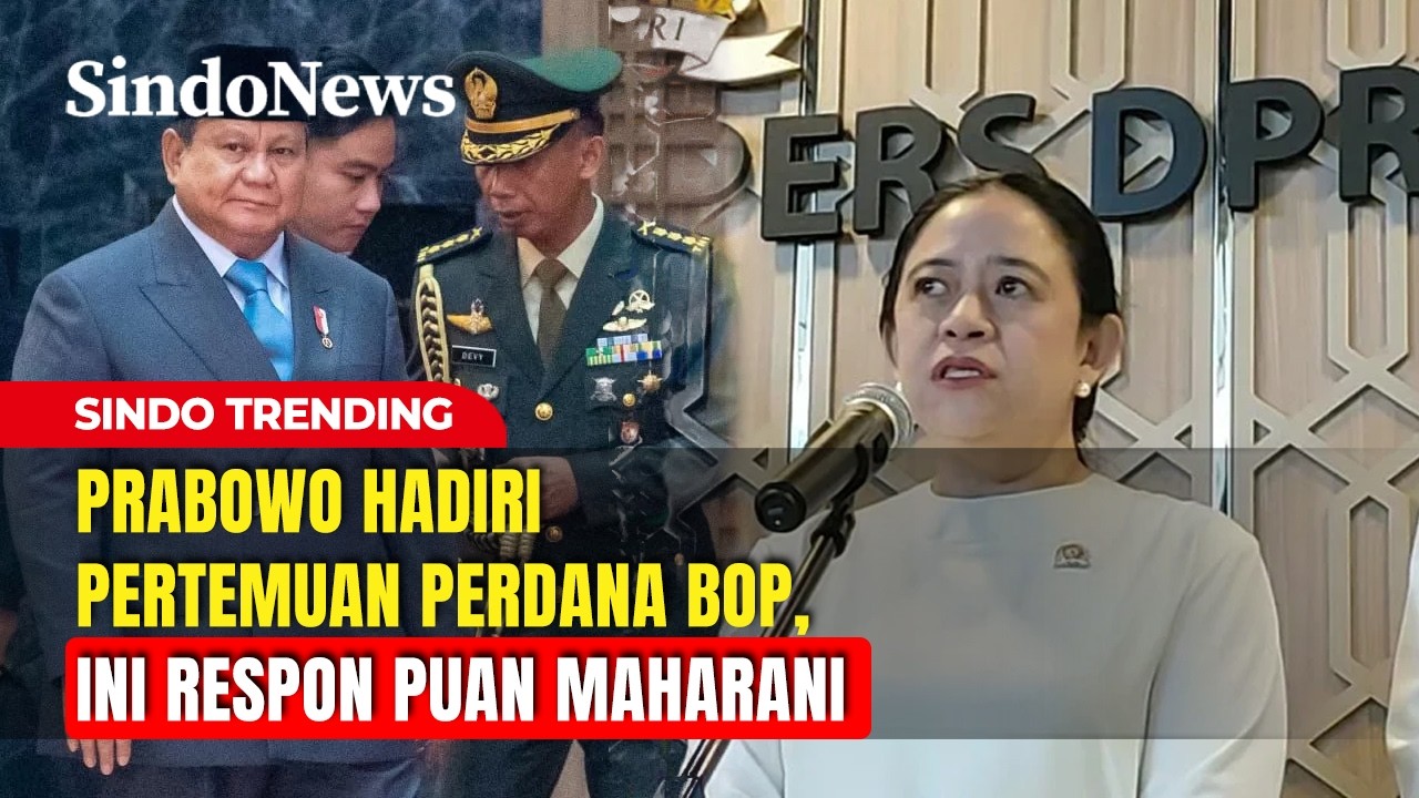 Respons Puan Maharani Terkait Prabowo Hadiri Pertemuan Perdana BoP | Sindo Trending | 19/02