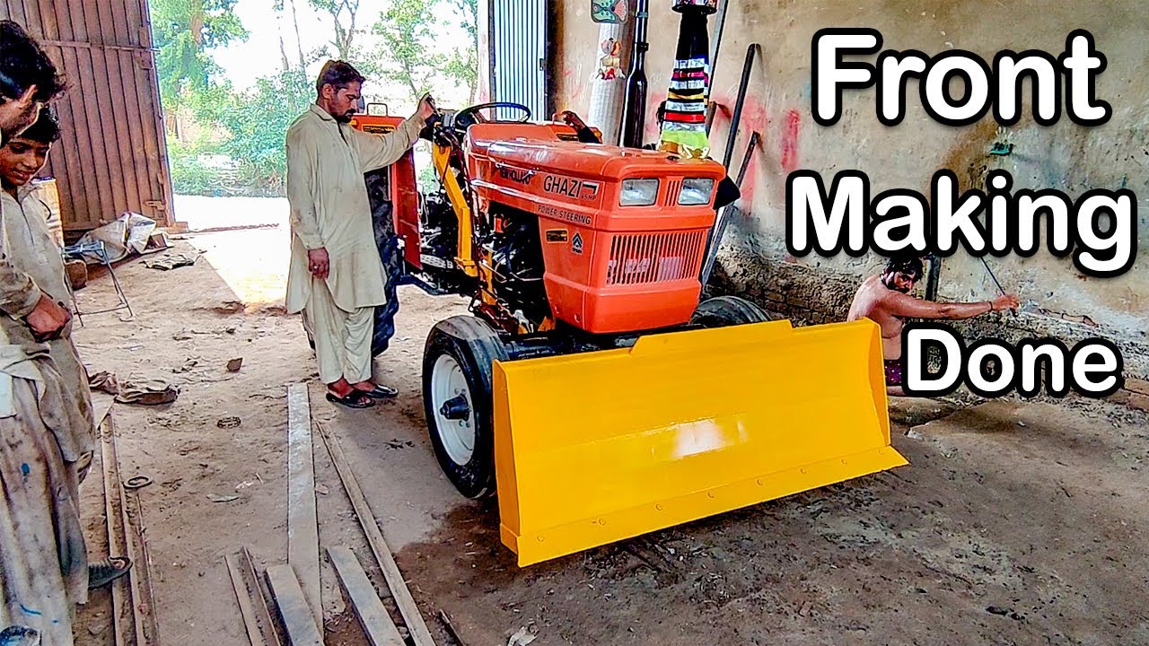 New Holland Fiat 480 Tractor Front Blade Making Completed In Mechanical Shop 2022