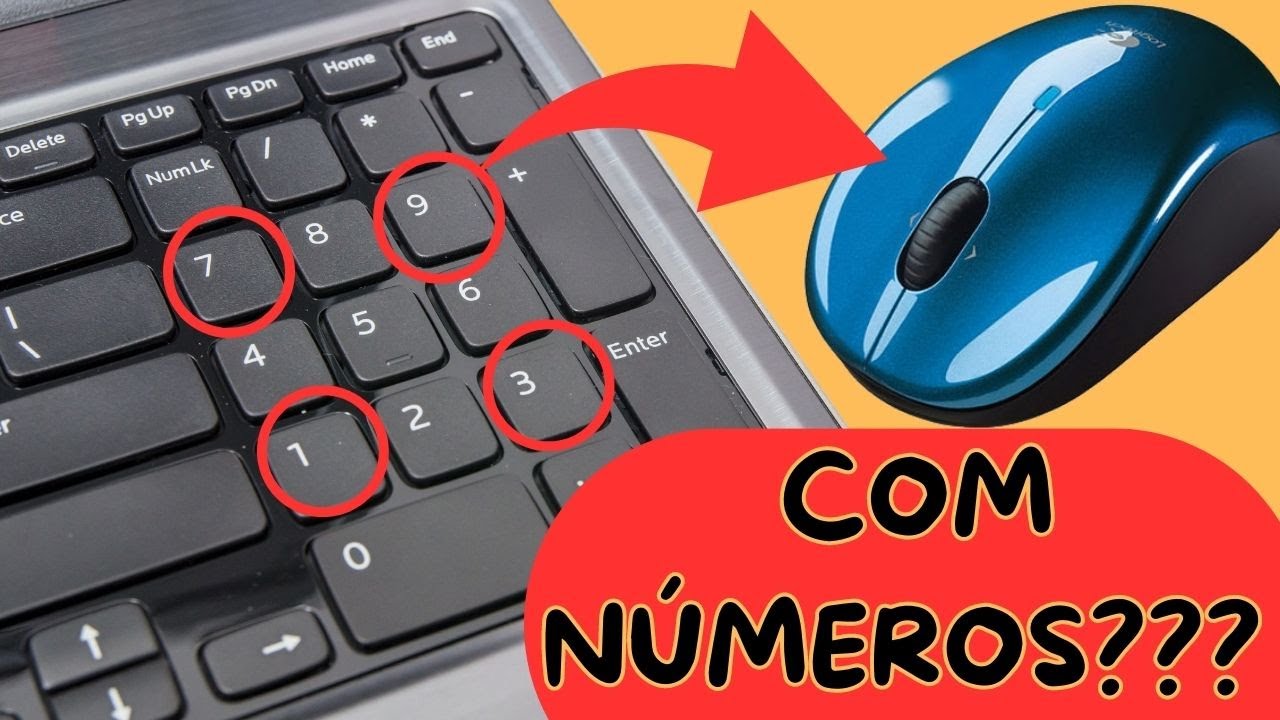 Melhor truque de computador  🔥 Use o Teclado para MOVER o ponteiro do MOUSE