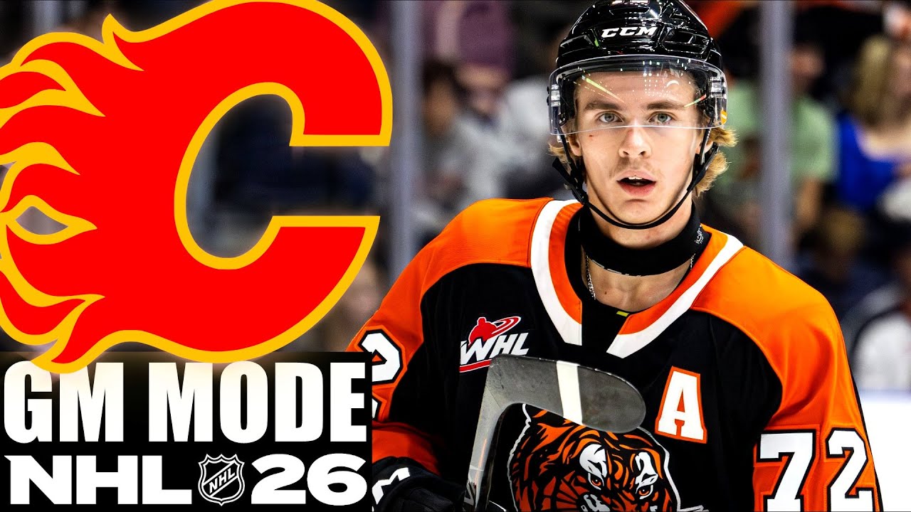 ЛОТЕРЕЯ ДРАФТА &mdash; NHL 26 &mdash; Calgary Flames &mdash; Комментарий GM Mode, эпизод 4