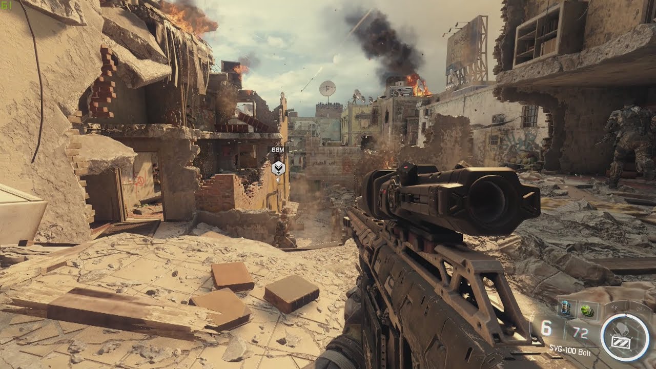 Intense City Combat from Futuristic FPS Call of Duty Black Ops 3
