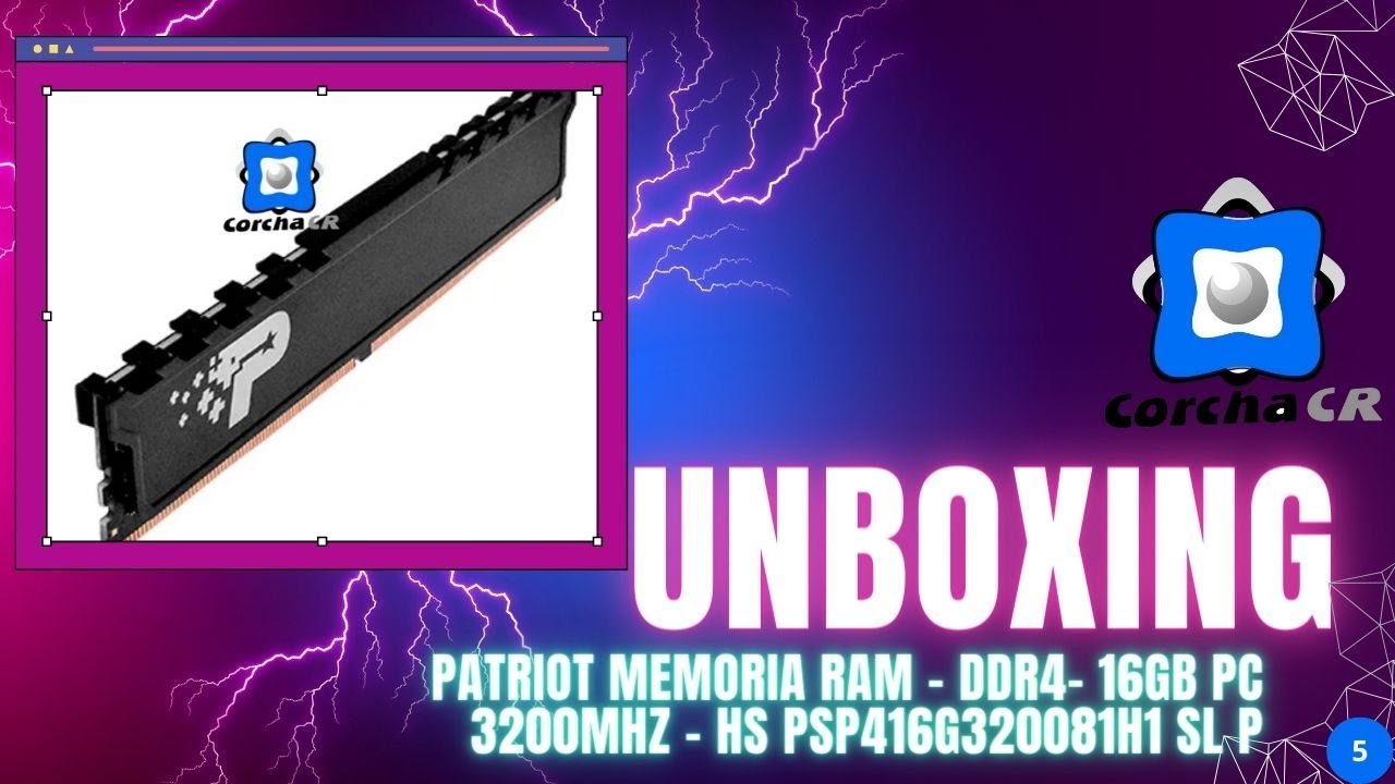 💻 Unboxing PATRIOT MEMORIA RAM &ndash; DDR4- 16GB PC 3200MHz &ndash; HS PSP416G320081H1 SL P 💻