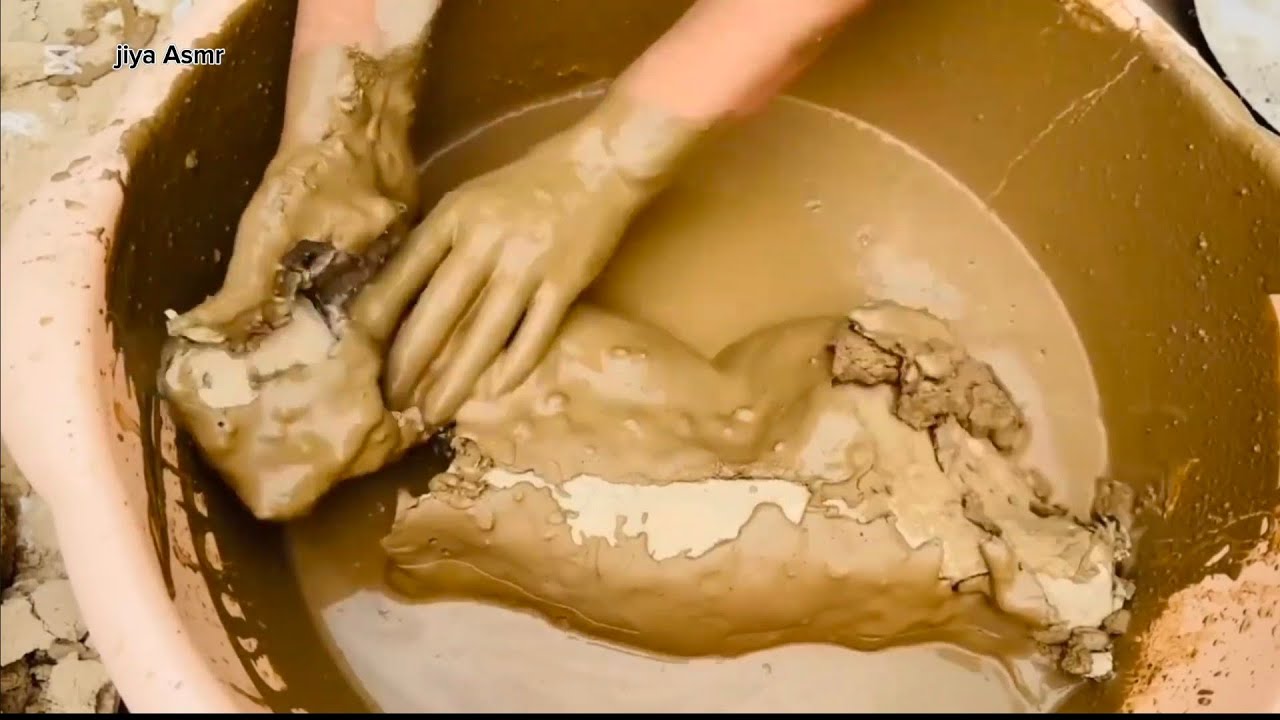 Asmr Queen Editor || Cement & mud dry and 💦 crumbling || Awesome Video