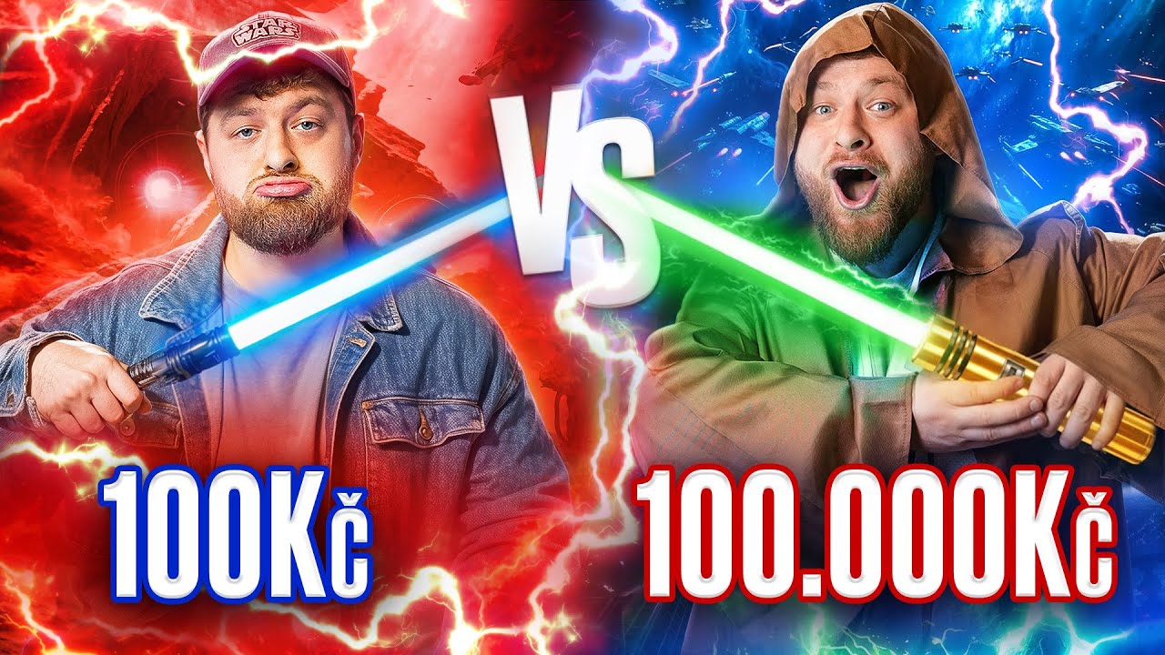 SVĚTELNÝ MEČ ZA 100.000,-Kč?! (Tohle s ním nedělejte..)