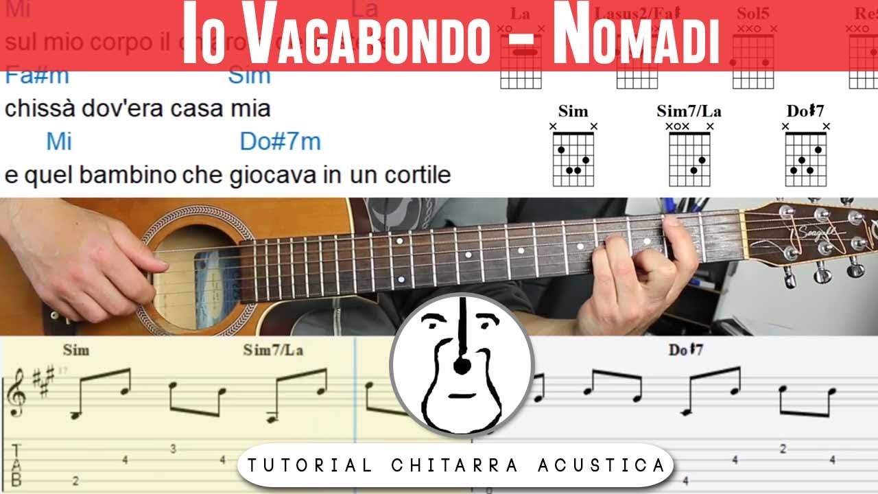 Io vagabondo (Nomadi) - Tutorial Chitarra - Versione Pennate ritmiche e Arpeggiata