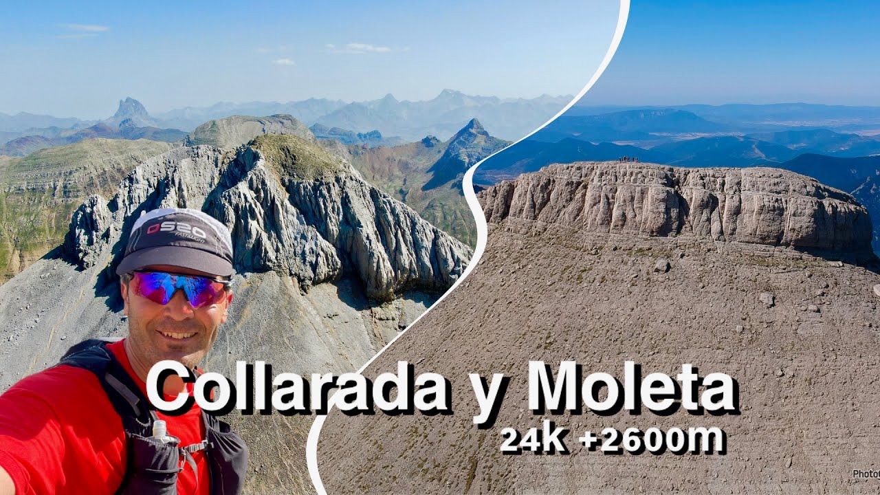 Collarada (2886m) y Moleta (2572m) desde Villanúa.