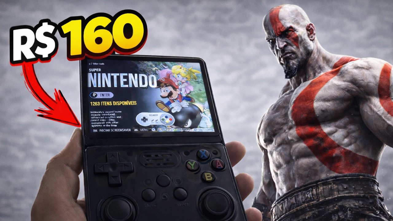 console PORTÁTIL BOM e BARATO mais COMPRADO da CHINA!