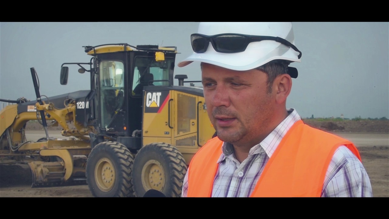 Maxim de productivitate si precizie cu utilaje Cat si tehnologii Trimble