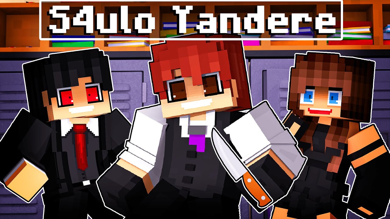 S4ULO se TORNOU YANDERE na ESCOLA DE YANDERE no Minecraft