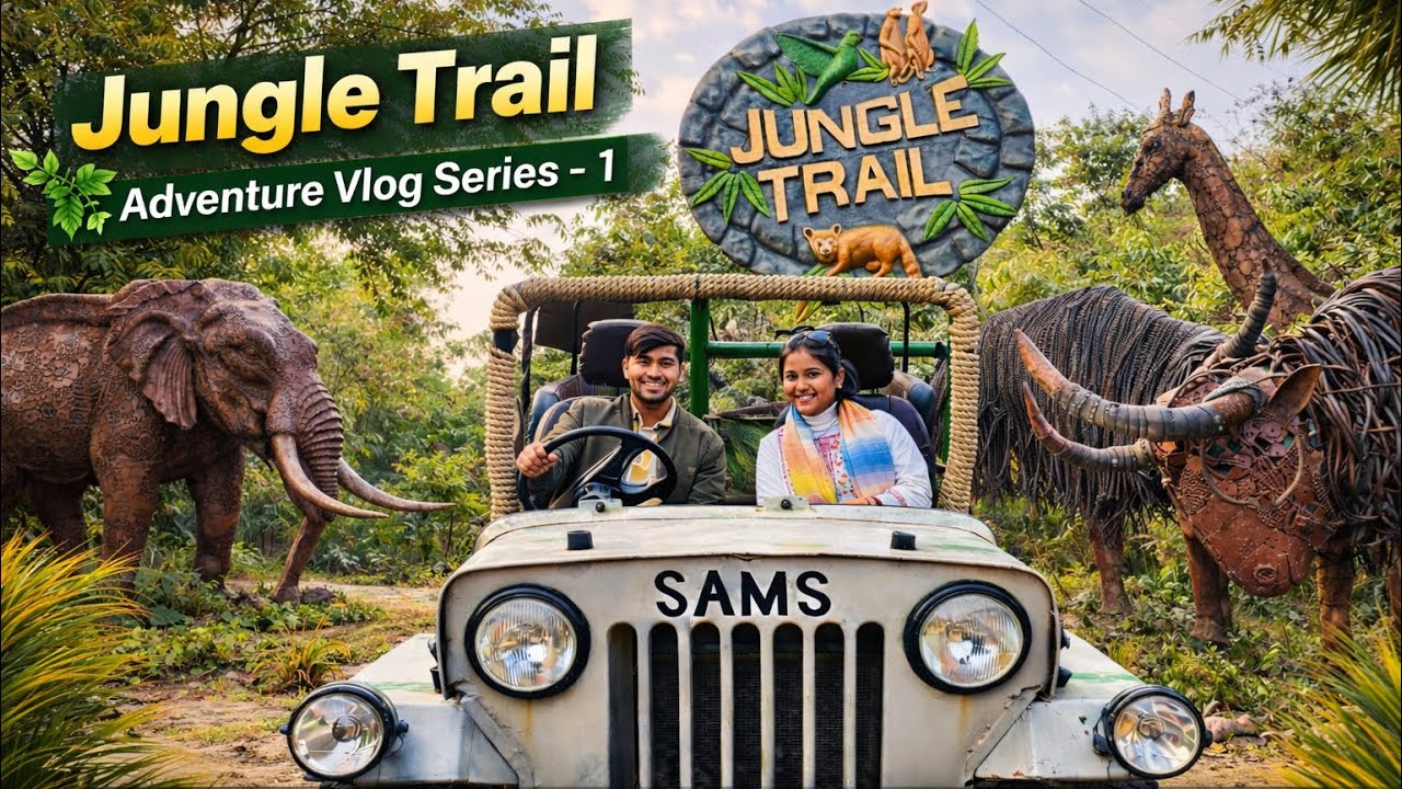 Jungle Trail Vlog Series – 1 | NCR People ke liye Perfect Family Jungle Safari 🐘🌿