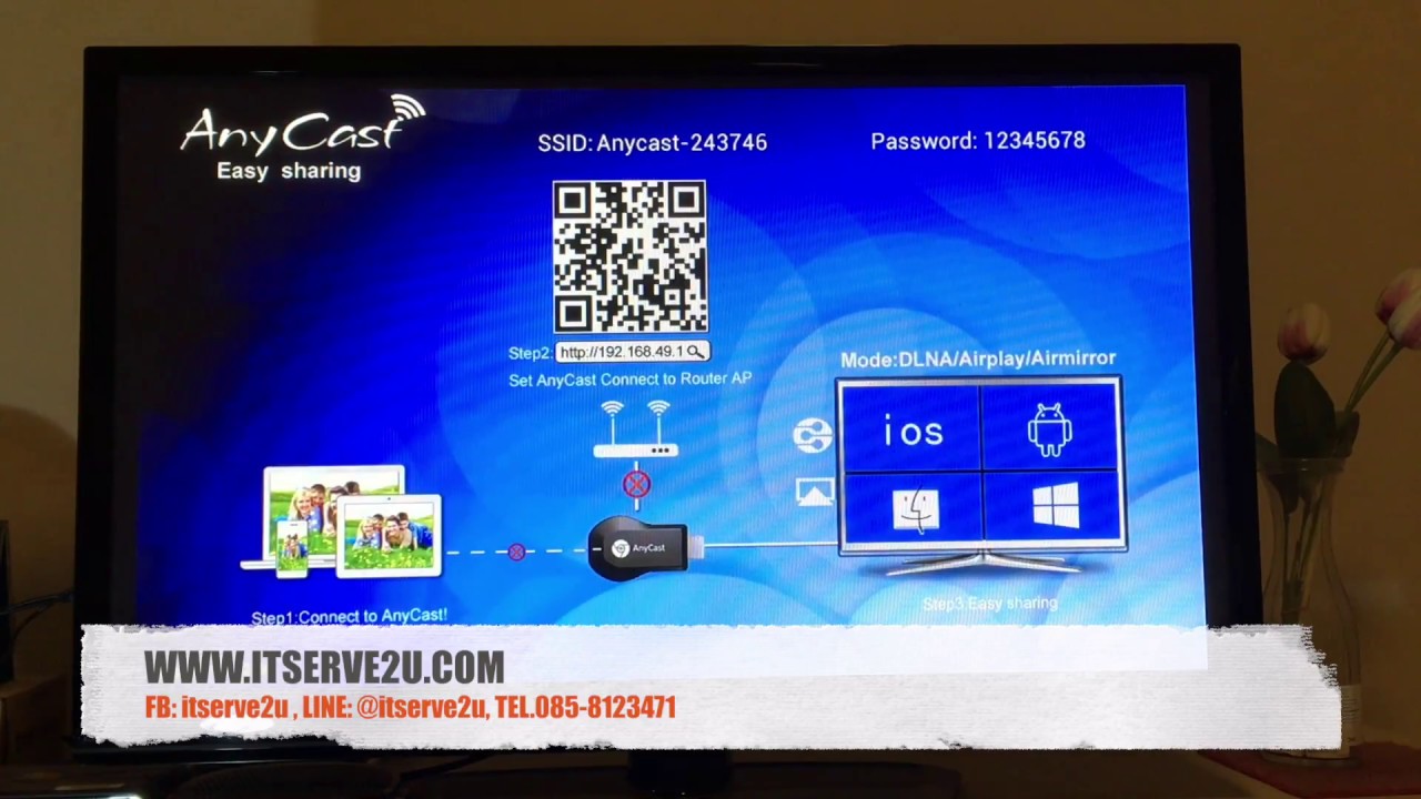Anycast for IOS ติดตั้งกับ I-phone,I-pad