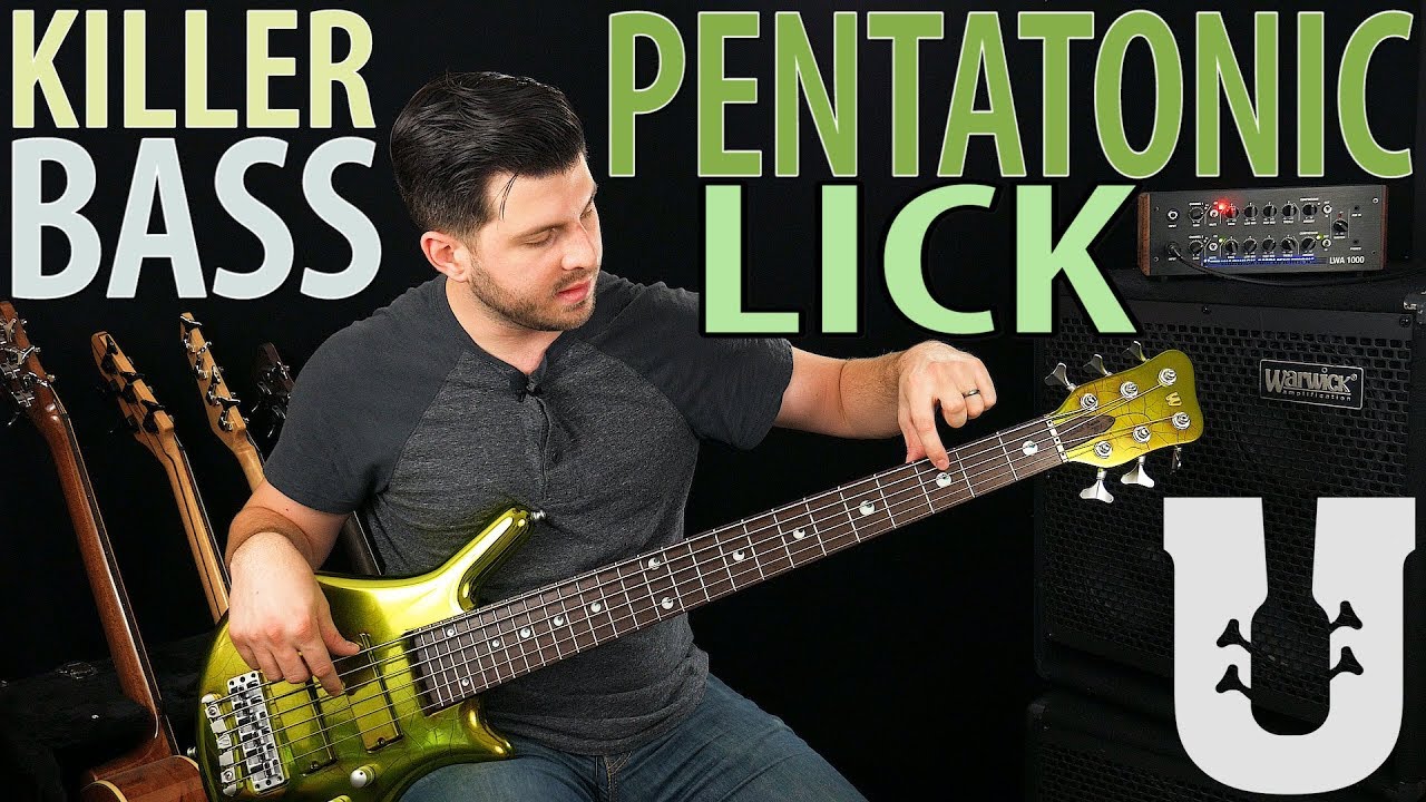 Killer Pentatonic Bass Lick - Online Bass Lessons