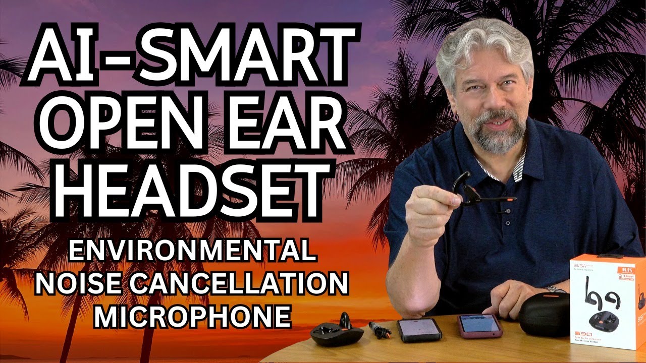 Hear Everything with the EKSA Telecom S30 AI-Powered Open Ear Headset