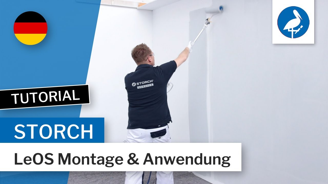 STORCH Airless LeOS-Sprayroller: Montage und Anwendung [DE]