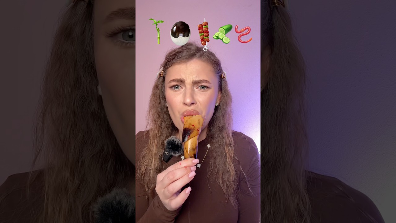 STRANGE Asian food😳 it&rsquo;s terrible🫣 Subscribe for the next part😍#food #eating