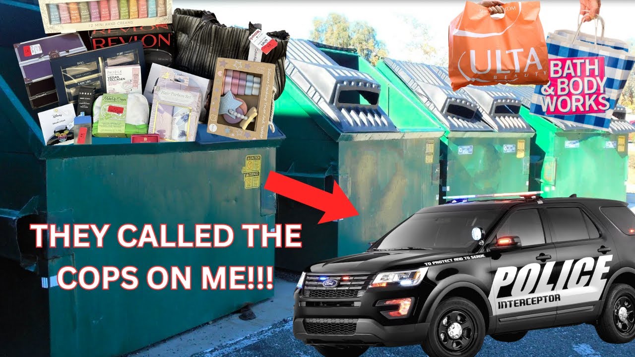 Dumpster Diving- Found a HUGE JACKPOT until they called the COPS!!!