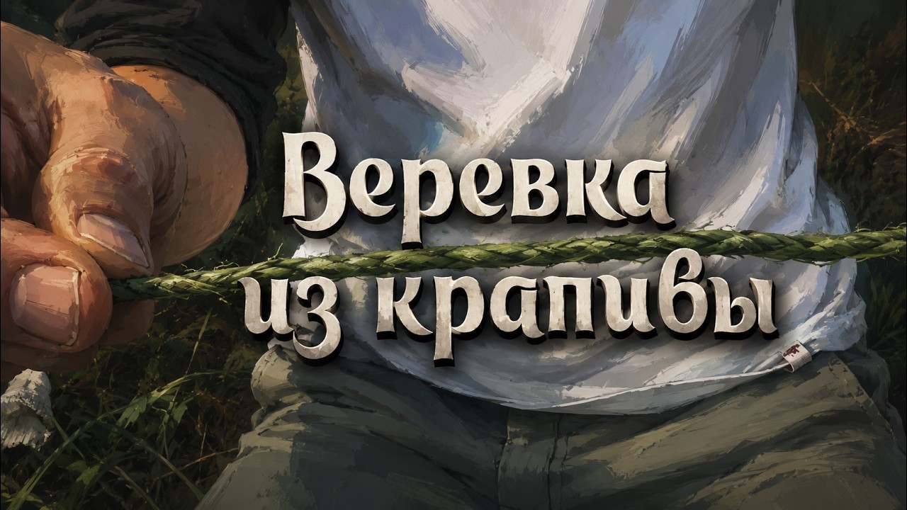 Веревка из крапивы - Вариант 1 - (Natural Cordage)