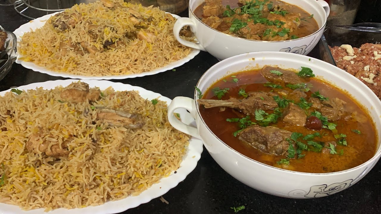 Mutton korma | chicken pulao | fish | chicken Karahi | gajar ka halwa | recipe by Amnafoodsecret 