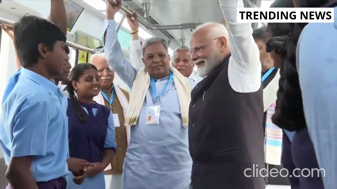 Modi in Bengaluru LIVE: PM Modi Inaugurates Bengaluru&rsquo;s Yellow Line Metro After Four-Year Wait