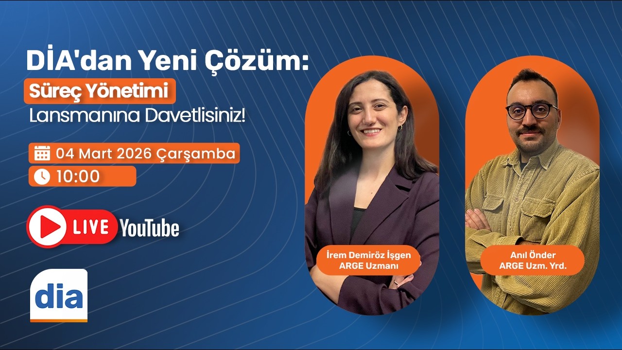 DİA Süreç Yönetimi Lansmanı: Tüm Süreçler Artık Tek Platformda #buluterp #süreçyönetimi