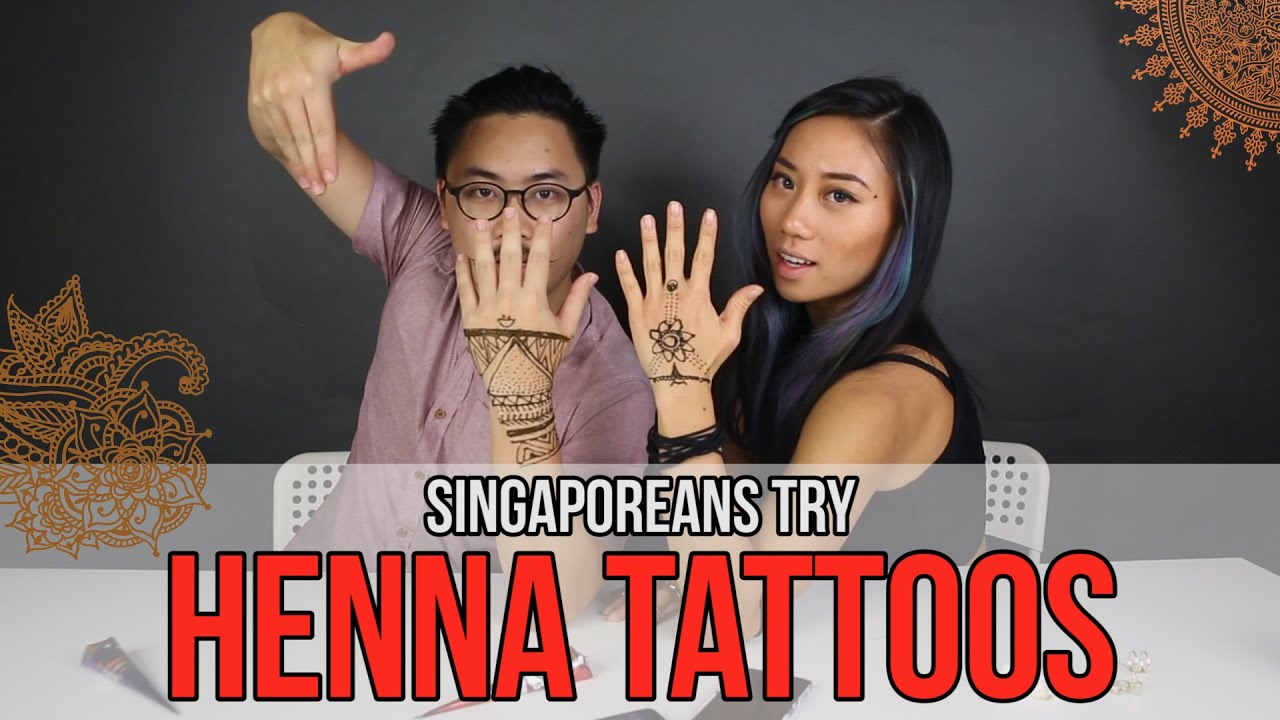 Singaporeans Try: Henna Tattoos (feat. Sandra Riley Tang) | EP 24