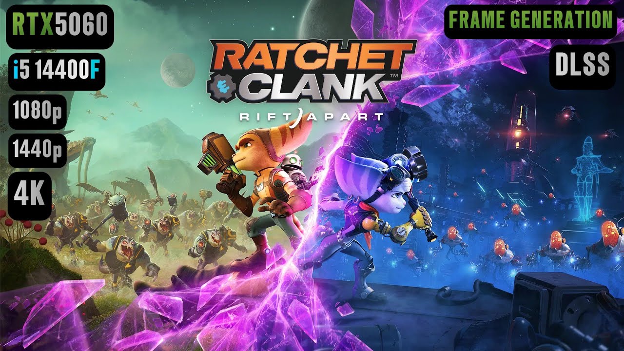 RTX 5060 Ratchet & Clank Rift Apart PC | Ratchet & Clank Rift Apart RTX 5060 & i5 14400F