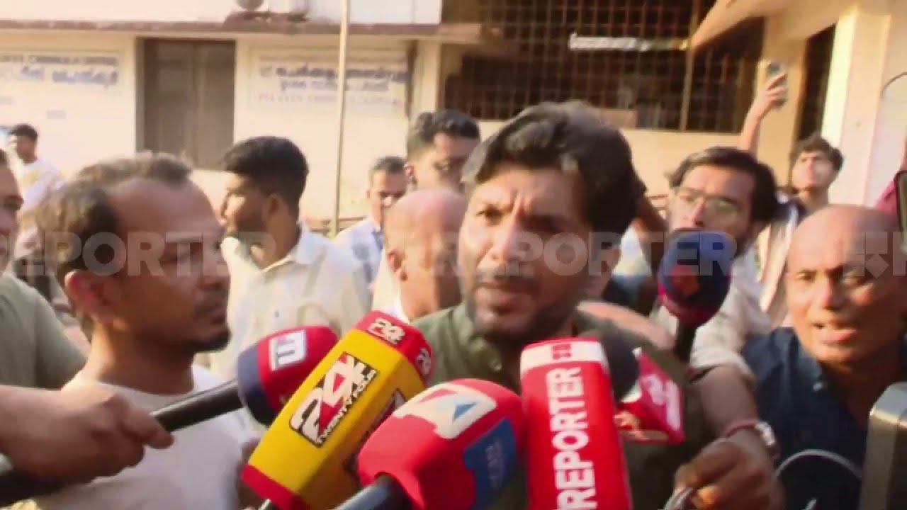 കാസർക്കോട് ബൂത്ത് സന്ദർശനത്തിനെത്തിയ ഷാനവാസ് പാദൂരിനെ തടഞ്ഞു