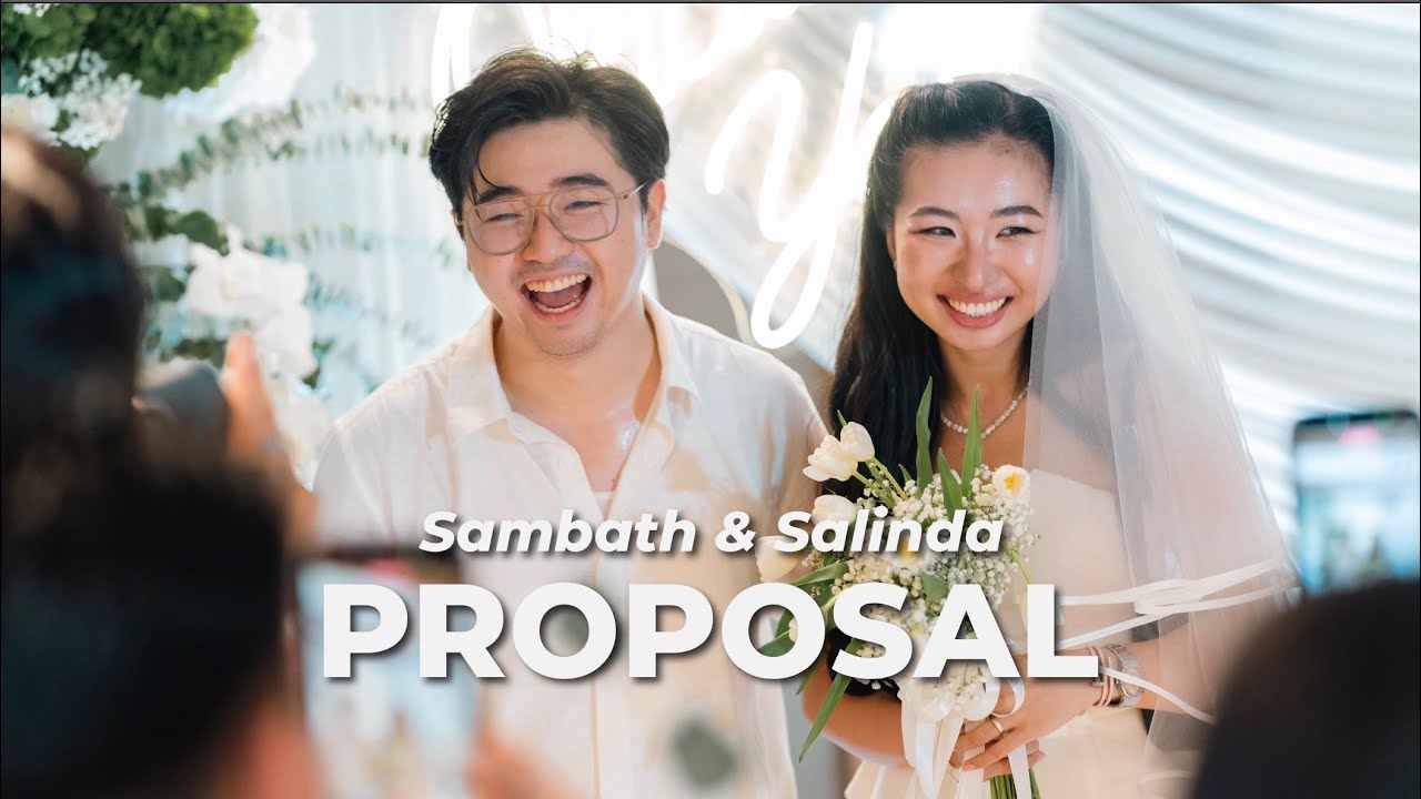 Surprise PROPOSAL + Birthday 💌  | Sambath & Salinda