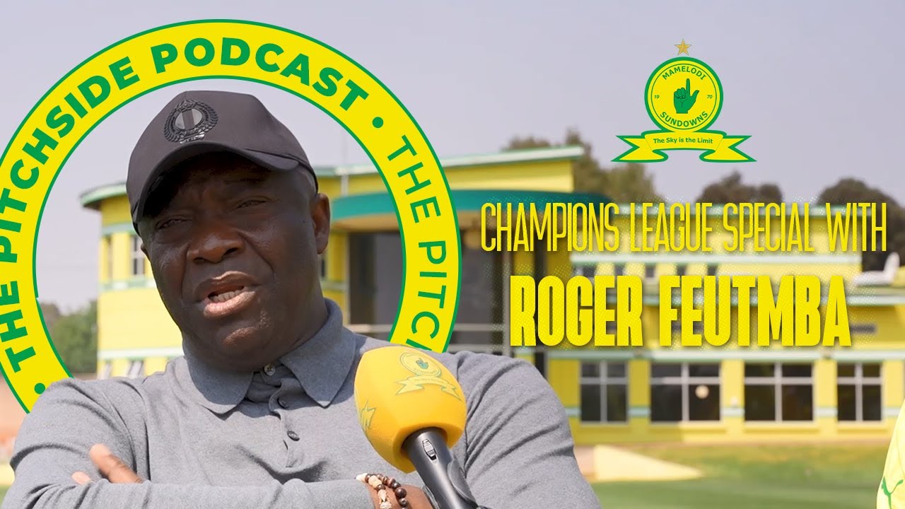 The Pitchside Podcast 🗣 | Legend Roger Feutmba Joins For A Special Champions League Episode! 👆