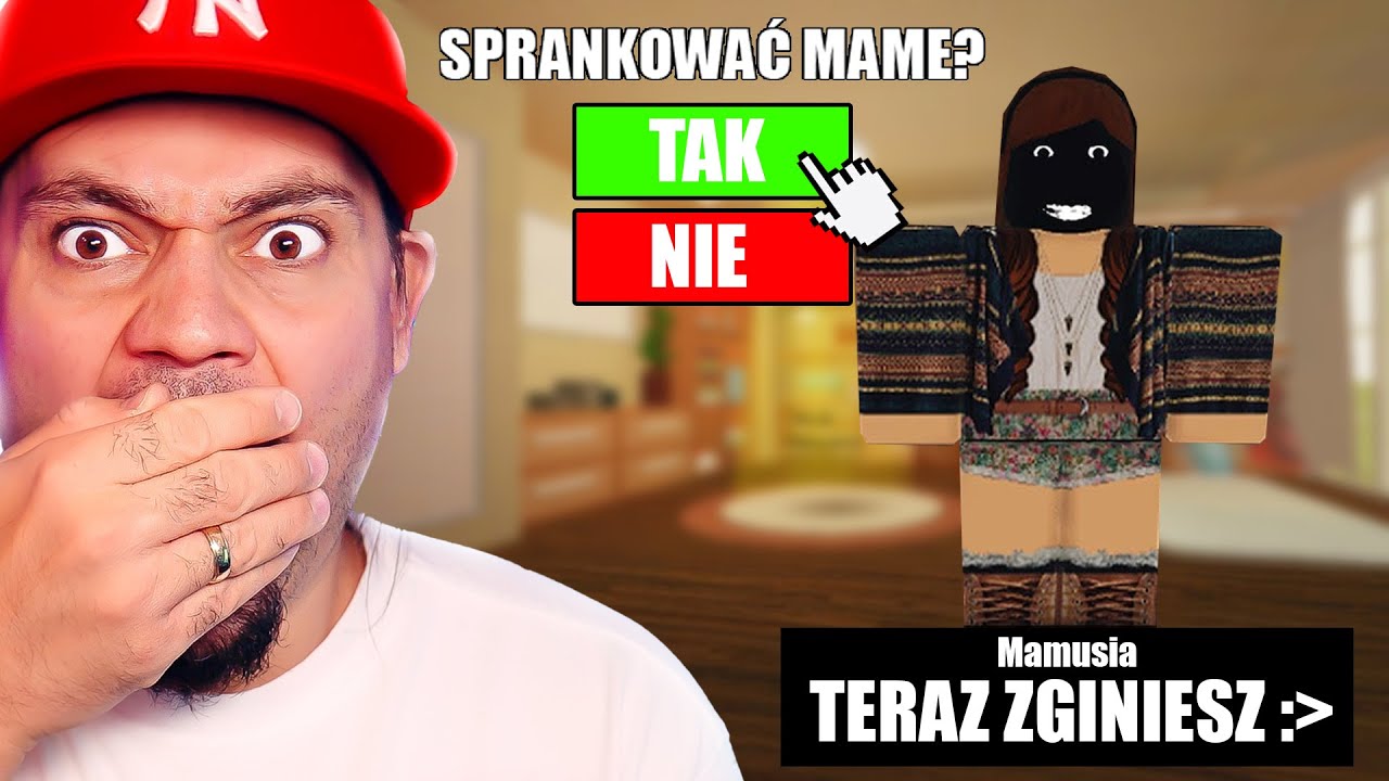 NIGDY NIE PRANKUJ SWOJEJ MAMY W ROBLOX! 😥 Roblox Prank Your Mom