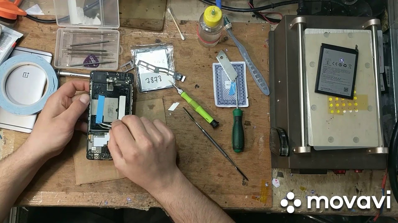 OnePlus 3t Teardown, быстрая замена батареи