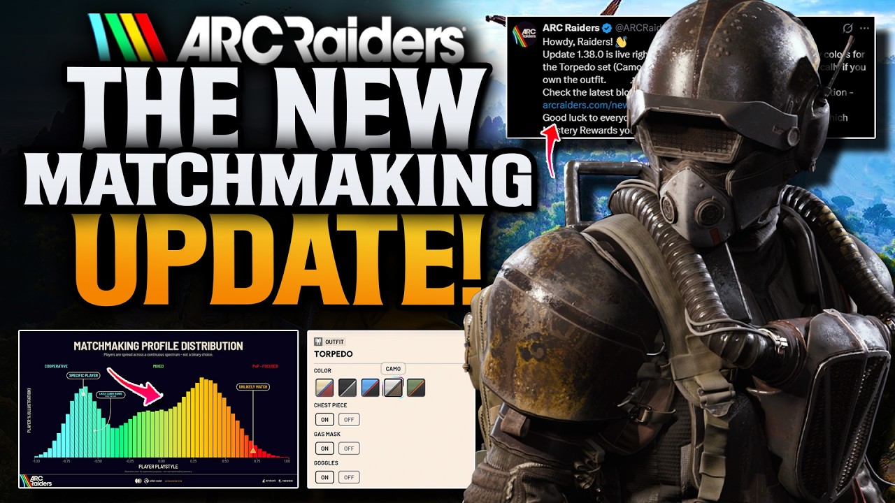 ARC Raiders Matchmaking Update Changes! New Skin Variation!