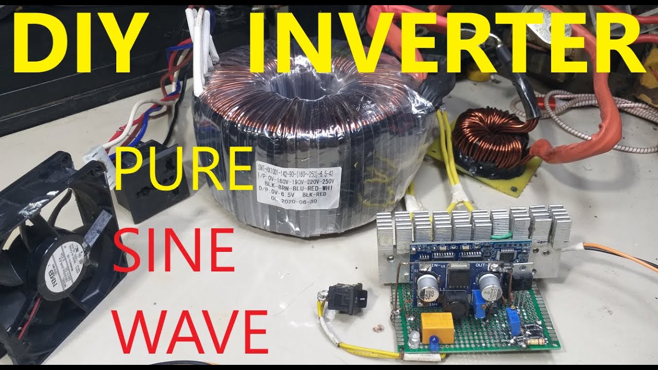 #SNAT toroidal transformer and diy inverter pure sine wave 12v to 220v 60hz