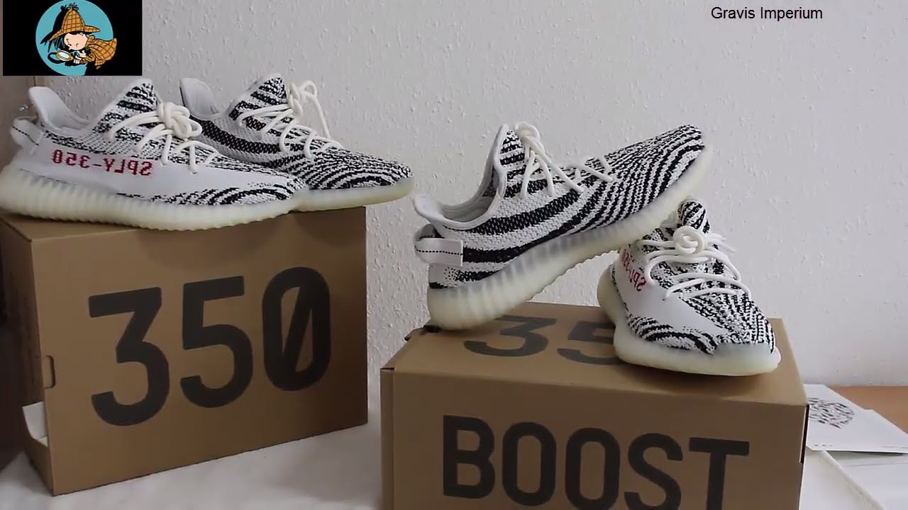 Deadstock Adidas Yeezy boost 350 Zebra V2  KanyeWest