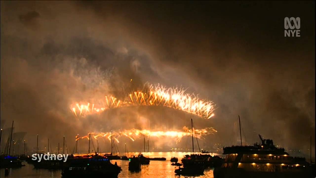 2014-2015 Sydney New Year's Eve Midnight Fireworks