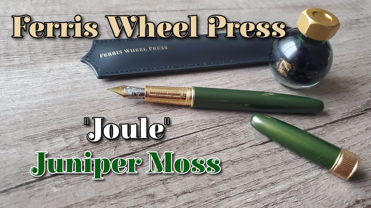 In-Depth REVIEW of Ferris Wheel Press' Joule Fountain Pen - Juniper Moss