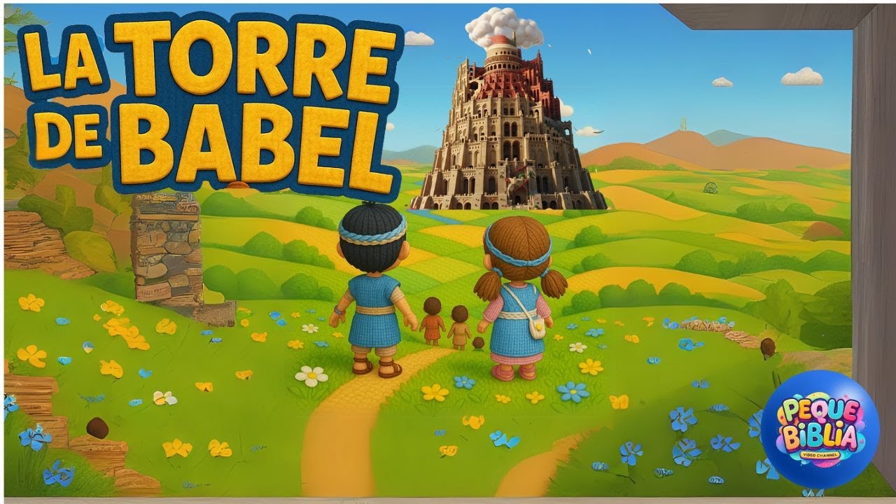 ¿Qué Pasó en la TORRE de BABEL? Historia Bíblica EXPLICADA para NIÑOS