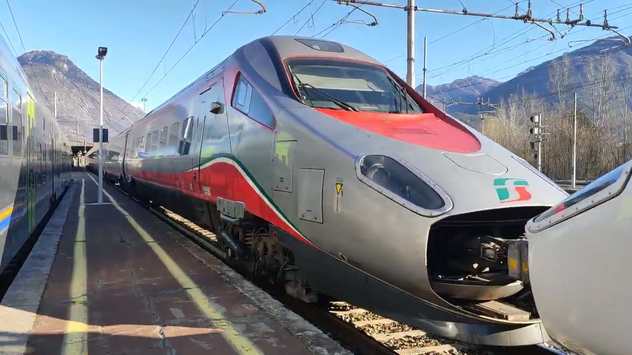 ETR 610 Abfahrt in Domodossola mit Makro.