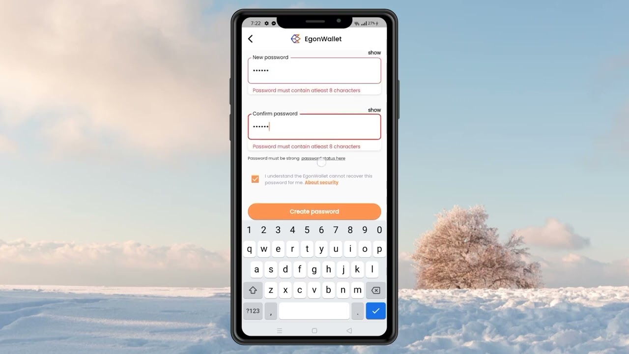 How to Create a New EgonWallet? | Eagle Network